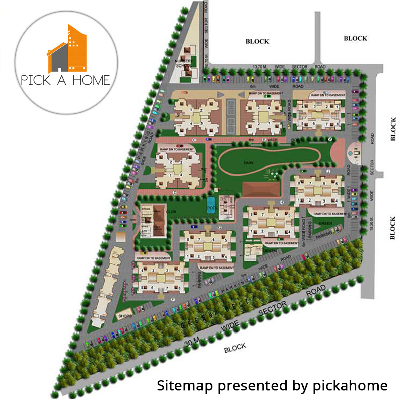 EROS WEMBLEY ESTATE Site Layout